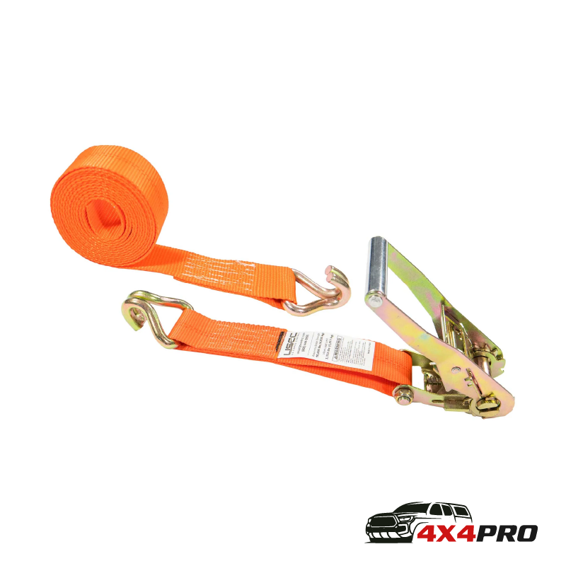 Ratchet Tie Down 3T x 50MM x 8M Yellow